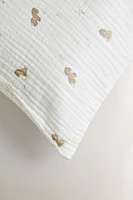 CHILDREN’S DONKEY PRINT MUSLIN PILLOWCASE