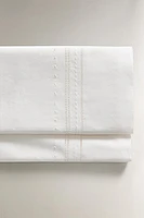 EMBROIDERED INFANT MINI CRIB SHEET SET