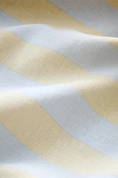 STRIPED PRINT FITTED SHEET