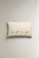 CHILDREN’S DINOSAUR PILLOWCASE