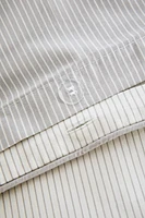 STRIPED FITTED SHEET