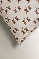 CHILDREN'S CHRISTMAS COTTON PILLOWCASE WITH LITTLE MICE