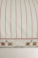 CHILDREN'S CHRISTMAS COTTON PILLOWCASE WITH LITTLE MICE