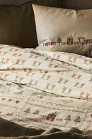 CHILDREN’S CHRISTMAS DUVET COVER WITH STITCHING