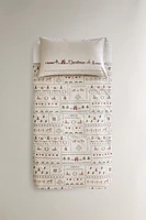 CHILDREN’S CHRISTMAS DUVET COVER WITH STITCHING