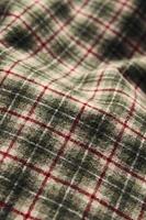 CHILDREN’S CHECK FLANNEL CHRISTMAS DUVET COVER