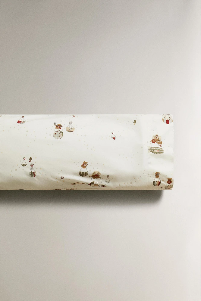 CHILDREN’S CHRISTMAS BALLOON COTTON PILLOWCASE