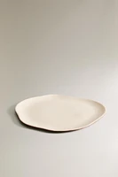 IRREGULAR STONEWARE DINNER PLATE