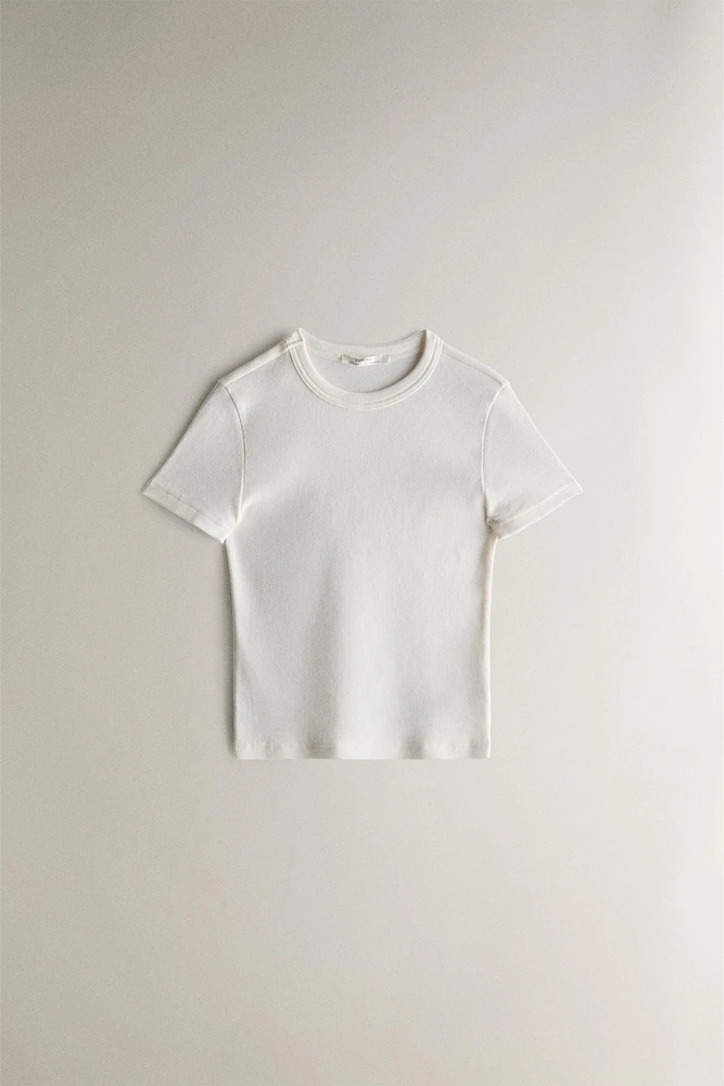 SHORT SLEEVE COTTON T-SHIRT