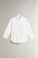 EMBROIDERED DAISY COTTON SHIRT