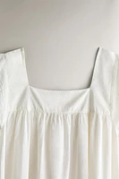 EMBROIDERED COTTON NIGHTGOWN