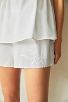 EMBROIDERED SHORTS