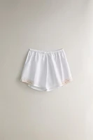 EMBROIDERED SHORTS