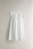 EMBROIDERED COTTON NIGHTGOWN