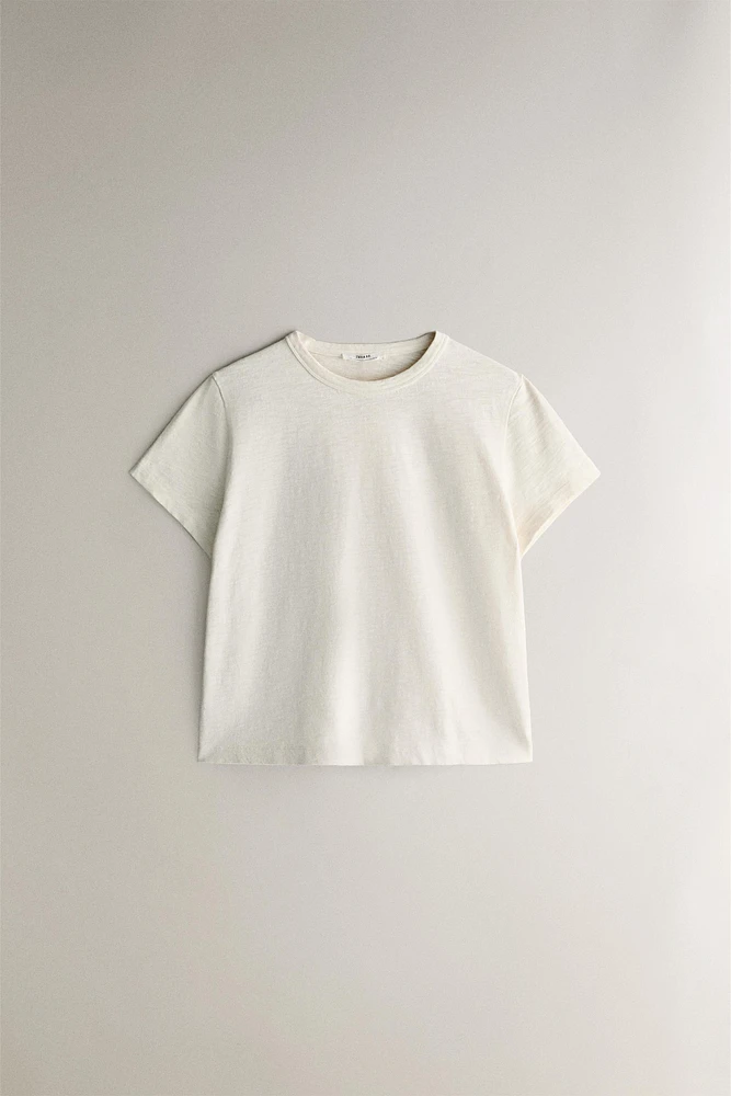 SHORT SLEEVE COTTON T-SHIRT