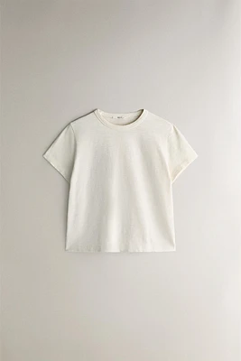 SHORT SLEEVE COTTON T-SHIRT