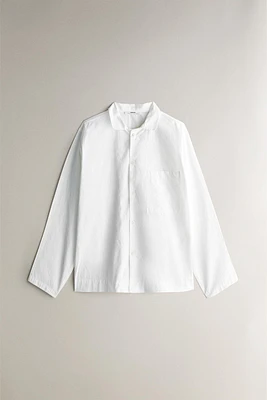 LONG SLEEVE POPLIN SHIRT