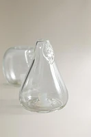 FRUIT BOROSILICATE SALT AND PEPPER SHAKER SET