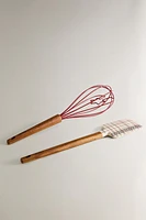 CHRISTMAS SILICONE WHISK SET (SET OF 2)