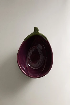 EGGPLANT STONEWARE MINI BOWL