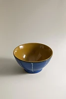 STRIPED CERAMIC BOWL