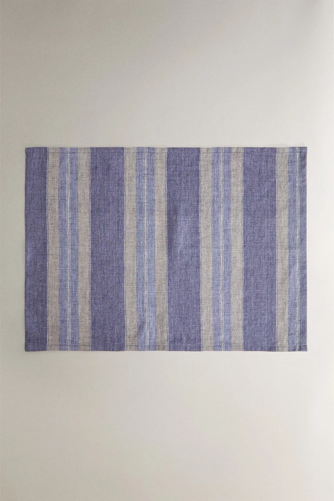 STRIPED LINEN PLACEMAT