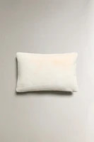 FAUX FUR THROW PILLOW COVER