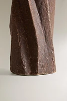 IRREGULAR SPIRAL CERAMIC VASE