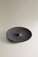 CERAMIC PLATE INCENSE BURNER