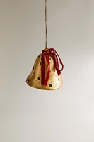 PAPER MÂCHÉ CHRISTMAS BELL TREE DECORATION