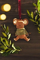 METAL MOUSE CHRISTMAS TREE DECORATION