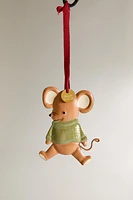 METAL MOUSE CHRISTMAS TREE DECORATION