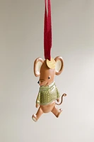 METAL MOUSE CHRISTMAS TREE DECORATION