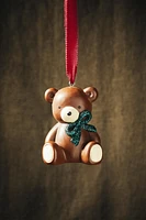 RESIN BEAR CHRISTMAS TREE ORNAMENT