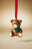 RESIN BEAR CHRISTMAS TREE ORNAMENT