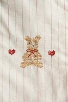 CHILDREN’S CHRISTMAS CROSS-STITCH SOCK ORNAMENT