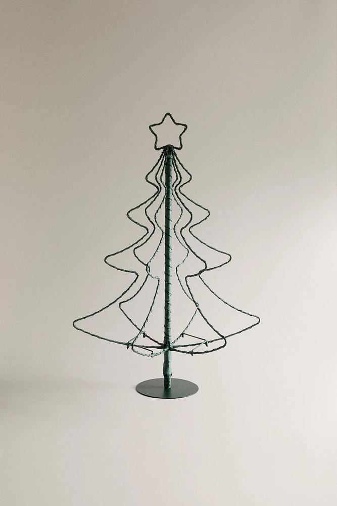 SMALL CHRISTMAS TREE STRUCTURE WITH LED LIGHTS