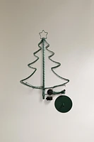 SMALL CHRISTMAS TREE STRUCTURE WITH LED LIGHTS