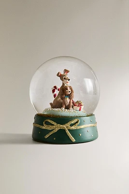 LADY AND THE TRAMP © DISNEY CHRISTMAS SNOW GLOBE