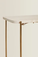 MARBLE SIDE TABLE