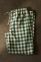 CHECK GINGHAM CHRISTMAS PAJAMA BOTTOMS