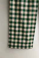 CHECK GINGHAM CHRISTMAS PAJAMA BOTTOMS