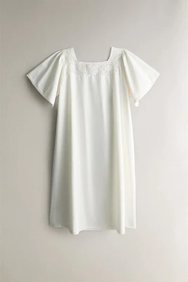 SHORT SLEEVE NIGHTGOWN