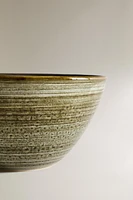 SPIRAL EARTHENWARE BOWL