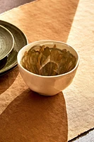 STONEWARE BOWL WITH DESIGN