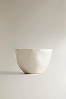 STONEWARE BOWL WITH DESIGN