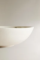 STONEWARE SALAD BOWL WITH PATTERN