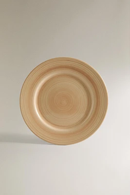 SPINWASH EARTHENWARE DINNER PLATE