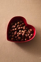 CHRISTMAS HEART STONEWARE BOWL