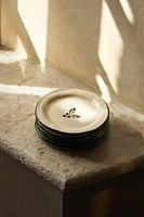 CHRISTMAS HOLLY STONEWARE SIDE PLATE